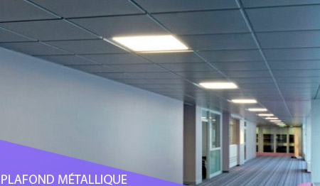 Plafond métallique